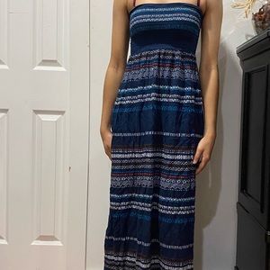 A maxi dress